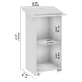 thumbnail image 6 of Bush Business Furniture Envision 48"H Stand Up Lectern White (NVD129WH), 6 of 6