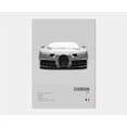 thumbnail image 1 of Pop-póster de coche deportivo francés en blanco y negro, Estética de lujo, Impresión de lienzo Chiron para arte de pared, decoración de la habitación del garaje del hogar, 1 of 4