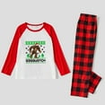 thumbnail image 3 of Legendary Sasquatch Family Pajamas – Red Plaid and Red Sleeve Christmas Matching Set, Full Sizes, 3 of 7