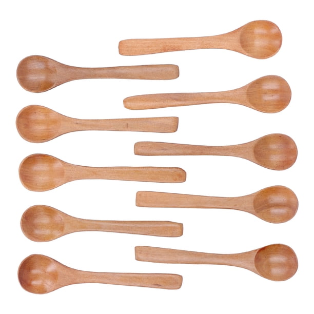 Juego De Cucharas De Madera ANGGREK Cucharadita Cuchara De Miel Para Café Para Sazonar Para Té Para Postre