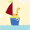 thumbnail image 2 of Vess, June Erica 15x15 Gold Ornate Wood Framed with Double Matting Museum Art Print Titled - Sailboat Adventure I, 2 of 4