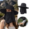 thumbnail image 1 of Tong Chapeau de Soleil Détachable pour le Visage Chapeau de Soleil pour le Cou Chapeau d'Extérieur Léger et Respirant Chapeau de Soleil Convenant à la Randonnée, 1 of 6
