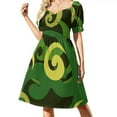 Koru design Green Dress prom clothes dresses for womens 2024