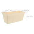 thumbnail image 2 of Pretyzoom Versatile Rectangular Plastic Window Planter Box for Indoor Patio and Outdoor Garden Planting, 2 of 7