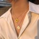 thumbnail image 2 of Qarigey Collar de mujer de doble capa de perlas, cumpleaños, vacaciones, boda, trabajo, fecha, cadena, Gargantilla, joyería de moda para Ropa, zapatos y accesorios Miscelánea, 2 of 6