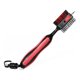 thumbnail image 5 of Greeniant Cepillo de limpieza de palos de golf Herramienta de mantenimiento profesional portátil antideslizante con punta de ranura Golfista Regalos Rojo 2piezas, 5 of 6