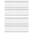 thumbnail image 1 of 100Pcs Blank Beadable Keychain Bars,Metal DIY Bead Keychain Bar Charms Eady Detachable Key Chain Making Accessories, 1 of 8