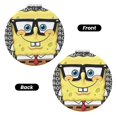 thumbnail image 2 of Zufioo SpongeBob SquarePants for Portable Pocket Makeup Mirror, Foldable Handheld Magnifying Beauty Mirror Suitable for Wallet Handbag for Women-Round Shape, 2 of 9