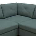thumbnail image 4 of Hommoo Sofa Set,Calico 4-Piece Couch Living Room Sofa Set,Sectional Couches for Living Room,Dendrobium Green, 4 of 7