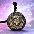 thumbnail image 3 of Colgante de energía Sunnimix Joyería flor redonda cristal, 3 of 8