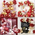 thumbnail image 2 of Red Wedding Balloon Birthday Birthday Balloon Arrangement Set Wedding Anniversary Opening Balloon Arch Decoration, 2 of 7