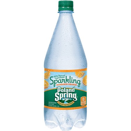 Poland Spring Sparkling Mandarin Orange Natural Spring Water, 1 l - Walmart.com