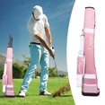 thumbnail image 3 of Bolsa de viaje para palos de golf, bolsa de transporte gruesa y resistente con cremallera, correa ajustable para el hombro, camiseta de golf, bolsa de Rosa Sunnimix bolsas de palos de golf, 3 of 6