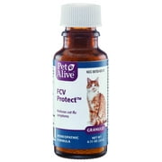 PetAlive FCV Protect - Natural Homeopathic Formula Temporarily Relieves the Common FCV Symptoms of Watery Eyes, Sneezing and Nasal Congestion in Cats - 20g