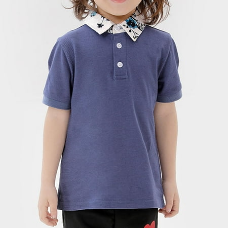 

EQWLJWE Summer Family Matching Clothes Short Sleeve Shirts Flower Boy Casual Top Christmas Pajamas for Family Holiday Clearance