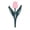 Pink, variant on Yardvibe 8Pcs Plastic Flower Garden Stake, 5.91"x11.42" Tulip Garden Picket Fence, Tulips Flower Shapes Picket Edgings, Decorative Floral Landscape Path Panels (Red)