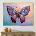 thumbnail image 2 of Designart 'Ancient Blue Butterfly II' Modern Framed Canvas Wall Art Print, 2 of 5