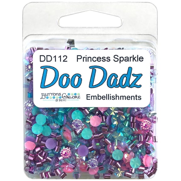 Buttons Galore Doodadz Embellishments-Princess Sparkle