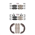 thumbnail image 1 of Transit Auto Front Rear Ceramic Disc Brake Pads and Parking Shoes Kit for Car Subaru Outback Forester Impreza Legacy KNN-100375, 1 of 8