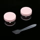 thumbnail image 4 of 12 recipientes vacíos para muestras cosmética tapa redonda de plástico con tapón de rosca, y Rosado Zulema Envases de rosca, 4 of 8