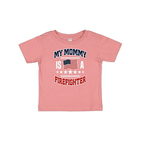 

Inktastic Firefighter Mommy Childs Gift Baby Boy or Baby Girl T-Shirt