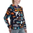 thumbnail image 6 of Sikiie Creative Transport Women's Casual Hoodies Long Sleeve Lightweight Pullover Tops Loose Sweatshirt-Small, 6 of 7