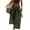 Army Green, variant on BinBiL Women's Loose Wide Leg Track Pants Summer Wide Leg Lounge Casual Pant with Big Ruched Pockets White XL(XL)