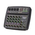 thumbnail image 2 of Graflsoa Muslady B6 LIVE Portable Audio Mixer with LED Display, USB/Bluetooth Input, 2-Band EQ, Gain, Delay, Repeat Effects, Recording & Live Streaming, +48V Phantom Power, 100~240V AC, 2 of 6