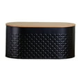 thumbnail image 1 of GROWTH TANK Metal Bread Box Bin Retro Bread Bin for Baked Goods Kitchen Counter Heighten black, 1 of 9