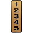 thumbnail image 2 of Curb-N-Sign Reflective 911 Address Sign for Mailbox, Single/Double Sided, Solid Aluminum, Custom and Pre-Drilled signs Horizontal/Vertical, 5 Year Warranty (Single Sided (Horizontal, Tan), 2 of 9