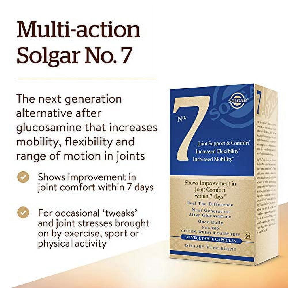 Solgar no. 7 joint support and comfort 30 vegetable capsules