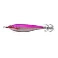 thumbnail image 4 of Señuelo de pesca calamar plantillas luminosas gancho Artificial cebos de Jigging púrpura, 4 of 4