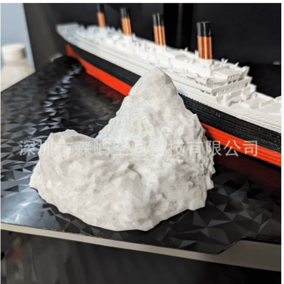 Jouet Break Apart Titanic, Jouet Break Apart Titanic Ship & Iceberg - Modèle Britannique Historiquement Précis pour Enfants, Ornement Éducatif pour Piscine et Salle de Jeux, Modèle de Ship Historique, Blanc
