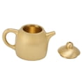 thumbnail image 2 of M Buder Retro Brass Mini Teapot Shape Ornament Desktop Decorative Knick-Knack Vintage Style Home Decor Figurine for Living Room Study Bedroom Desk Aesthetic Decoration, 1 Count, 2 of 5