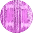 thumbnail image 1 of Ahgly Company Indoor Round Oriental Pink Industrial Area Rugs, 7' Round, 1 of 4
