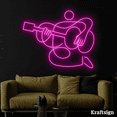 thumbnail image 4 of Craftnamesign Man Play Guitar Neon Sign,Guitarist LED Sign,Guitar Shop Art, 4 of 4