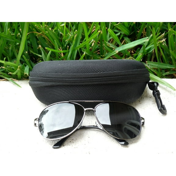 GALAXYLENSE Aviator Sunglasses - Impact Resistant Glass - Men Women Fashion Glass - UV Polarized Sunglasses