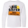 thumbnail image 3 of Inktastic Big Sister under construction Long Sleeve Youth T-Shirt, 3 of 5