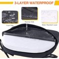 thumbnail image 6 of Tromlycs Outdoor Chair Cushions Set of 4 Patio Cushions for Outdoor Furniture Waterproof 19x19 Inch U Shaped Seat Ding Pads with Ties, Dark Grey, 6 of 6