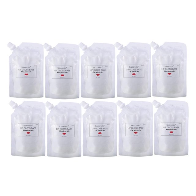 Base de bricolaje de loción de brillo de de maquillaje hidratante suave piezas de 3,4 Yuyangstore Gel base de brillo de labios DIY