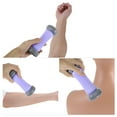 thumbnail image 4 of Unique Bargains 1 Pc Comfortable Roller Manual Massager Tools 6.69"x2.64"x2.64" Gray Purple, 4 of 6