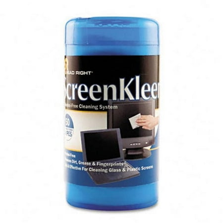 UPC: 0054915014911 | Read Right ScreenKleen Monitor Screen Wet Wipes Cloth 5 1/4 x 5 3/4 50/Tub RR1491