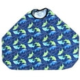 thumbnail image 3 of Cape de Coupe de Cheveux Imperméable pour Enfants Design Poisson de Mer Cape de Salon de Barbier pour Enfants, 3 of 8