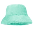 thumbnail image 2 of TZ Promise Women Plush Fluffy Bucket Hat Warm Lining Winter Faux Fur Cozy Wide Brim Winter, 2 of 5