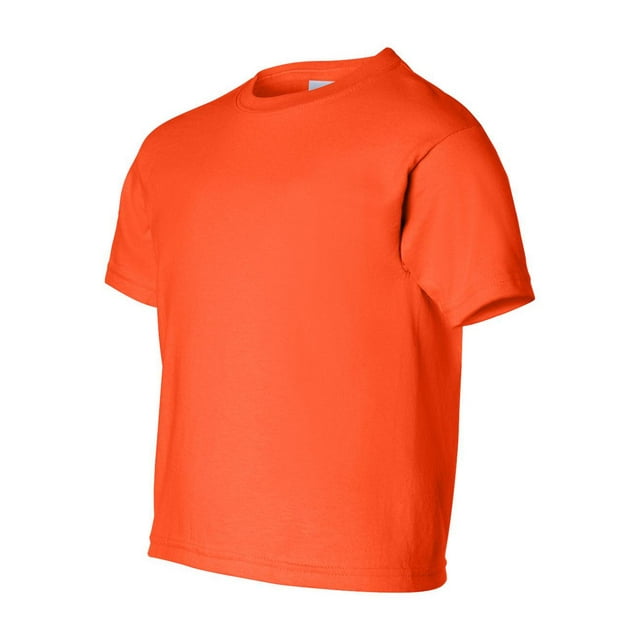 Gildan - T-Shirt Jeunesse en Coton Ultra - 2000B - Orange - Taille : L