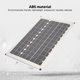 thumbnail image 3 of Kit de panel solar de 100 W batería de coche solar de carga rápida de alta eficiencia bajo ruido 12 V USB dual resistente al agua para RV para emergencias, 3 of 8