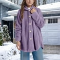 thumbnail image 4 of FDDMis Sherpa Jacket Girls Winter Coat 5t Toddler Sherpa Boys Hoodies Size 14-16 Girls Size 7 Clothes 18-24 Month Boy Clothes Winter Teen Clothes, Purple 11-12 Years, 4 of 8