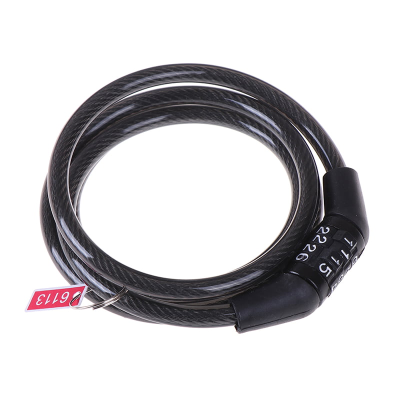 Cycling Security 4-Digit Combination Password Bike Bicycle Cable SALE H8A6 N7C8 