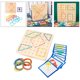 thumbnail image 3 of Material de manipulación matemáticas gráfico educativo juguete forma rompecabezas cerebro Teaser para Yotijar Geoboard Montessori, 3 of 9