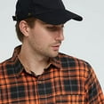 thumbnail image 6 of SSLR Flannel Shirts for Men, Long Sleeve Button Down Shirt Lightweight Plaid Brushed Casual, 6 of 9